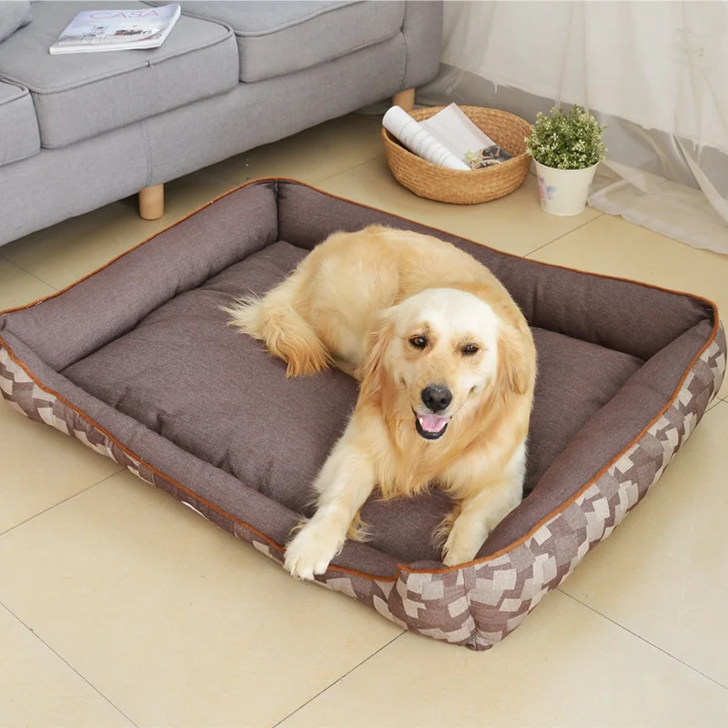 Новая брендовая теплая кровать для собак, удобная зимняя Конура для домашних животных, высокое качество, мягкие кровати для больших собак, camas para perro