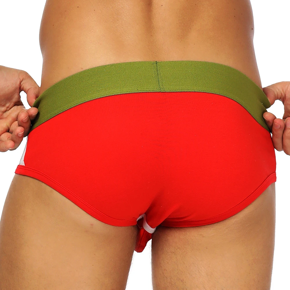 ORLVS сексуальное мужское нижнее белье Cueca Masculina Slip мужские s трусы сетчатые дышащие
