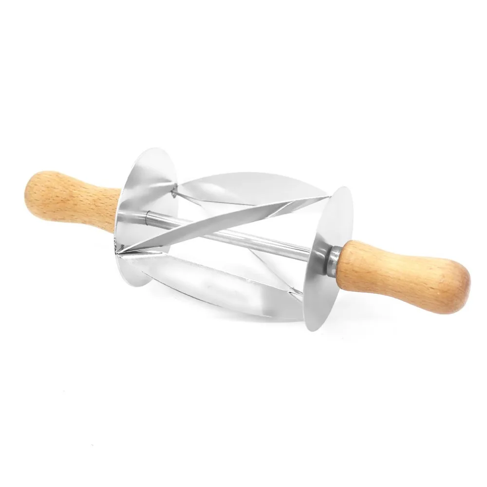 

Goldbaking Stainless Steel Croissant Cutter Small Bread Pastry Cutter