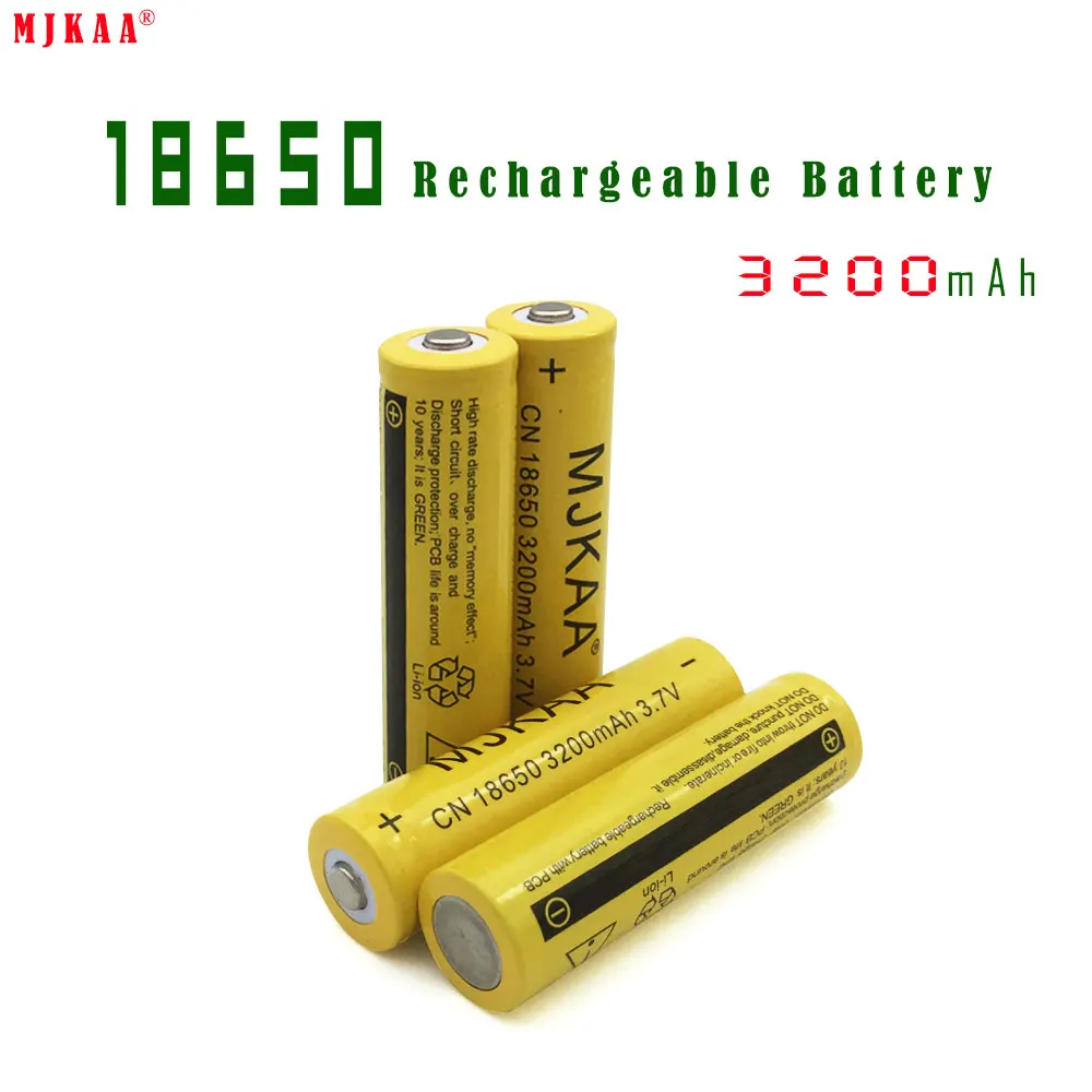 2019 высокое качество 18650 3200 mAh 3 7 v литий ионная аккумуляторная батарея для фонарь