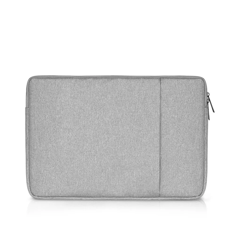 Для ноутбука сумка для ноутбука с карманом для ноутбука MacBook Air Pro ратина 11,6/13,3/15,6 дюймов/11/12/13/14/15 дюймов Тетрадь чехол КРЫШКА ДЛЯ Dell hp - Цвет: grey