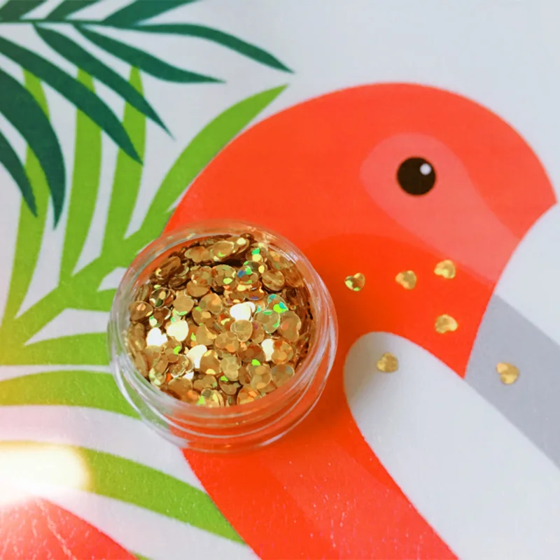 Bling Сердце Форма пайетки слизь глины Sprinkles для наполнитель для слизи DIY Поставки десерт грязи украшения игрушки для детей взрослых