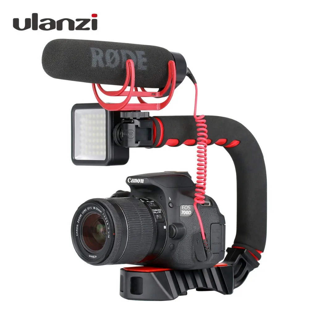 Ulanzi U Grip 3 башмаки Ручой Видео Риг стабилизатор для смартфона iphone 8 X Samsung Huawei GoPro