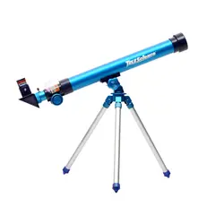 Высокое качество 25x/50x * 40 мм Детский астрономический телескоп с ножным стулом Дети раннего обучения развития игрушки