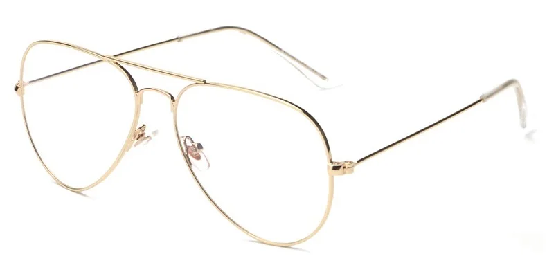 Max Glasiz модная классическая ретро металлическая оправа для очков, высокое качество, мужские и женские оптические очки, оправа для очков - Цвет оправы: Gold