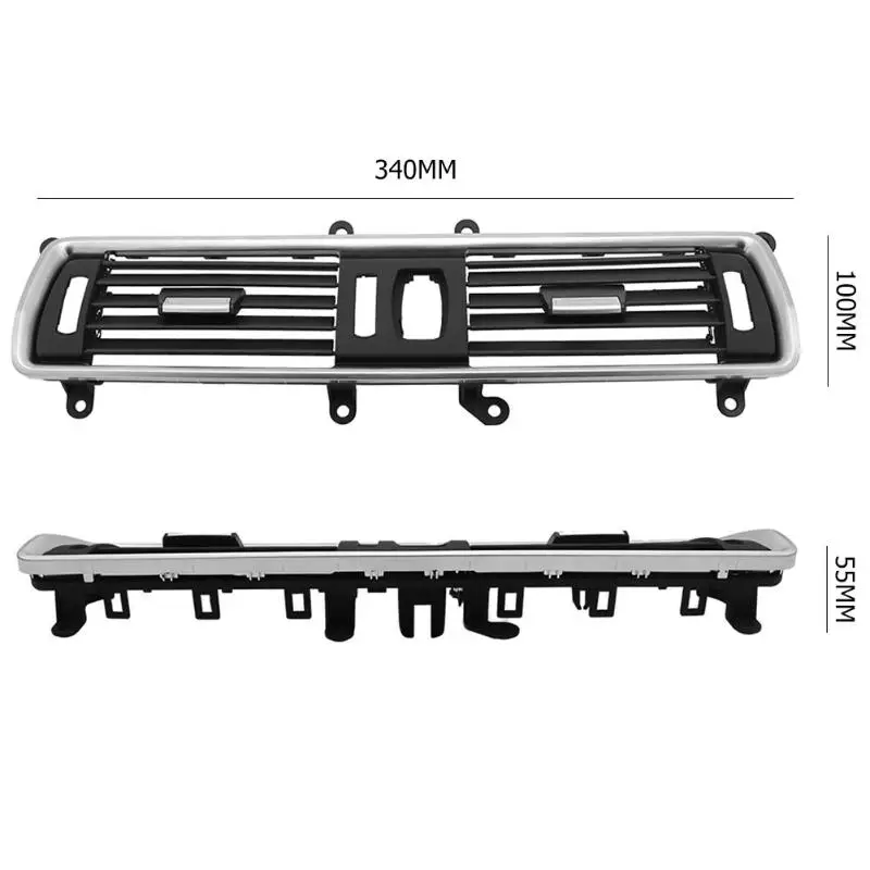 1 шт Передняя Центральная воздуха на выходе Vent тире интерьер Молдинги панель решетка крышка 64229142590/6422914258 для BMW 5 серии GT F07