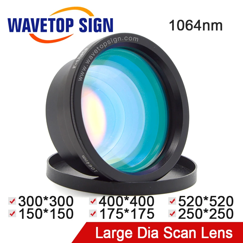 1064nm YAG Laser Large Dia. Scan Lens M85 Use for Fiber Laser Mark Machine YAG Laser Mark Machine