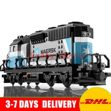 2017 DHL Lepin 21006 New 1234Pcs Genuine Technic Ultimate Series The Maersk Train Set Building Blocks Bricks Educational 10219