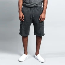 Мужские шорты большого размера новые летние мужские хлопковые свободные шорты рабочие шорты мужские повседневные шорты с эластичной талией 8J0954