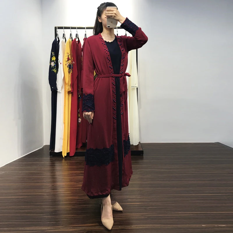 

Ramadan Abaya Kaftan Dubai Hijab Islam Muslim Dress Set Turkey Caftan Jilbab Elbise Qatar Arab Islamic Clothing Abayas For Women
