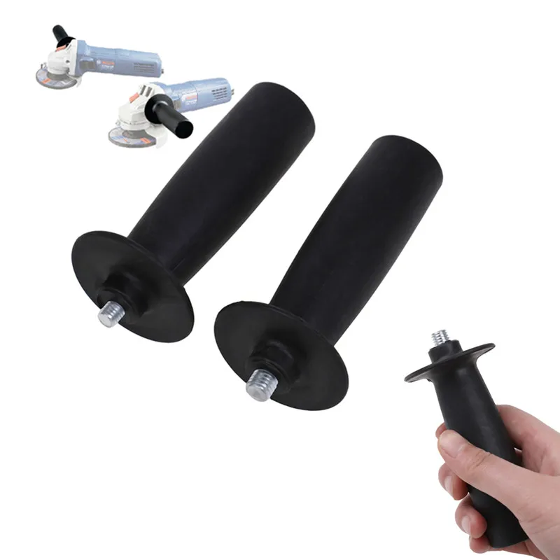 HUXUAN 8/10mm Black Thread Auxiliary Side Handle For Angle Grinder Grinding Machine Tools 1PC