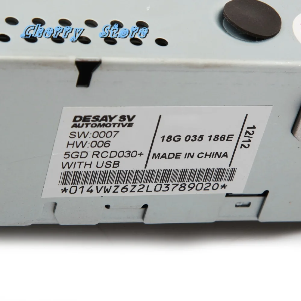 Новый 18G 035 186G RCD 030 + MP3 плеер автомобильное радио USB AUX для VW Golf MK5 Jetta 6 Tiguan Passat CC Polo Eos