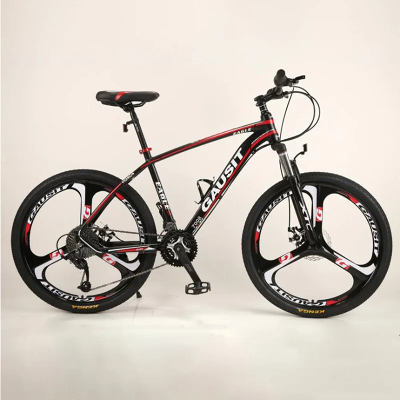 Mountain Bike Aluminum Alloy Frame 26 Inches 24 Speed Front and Rear Mechanical Disc Brake Adult Cross-Country Bicycle