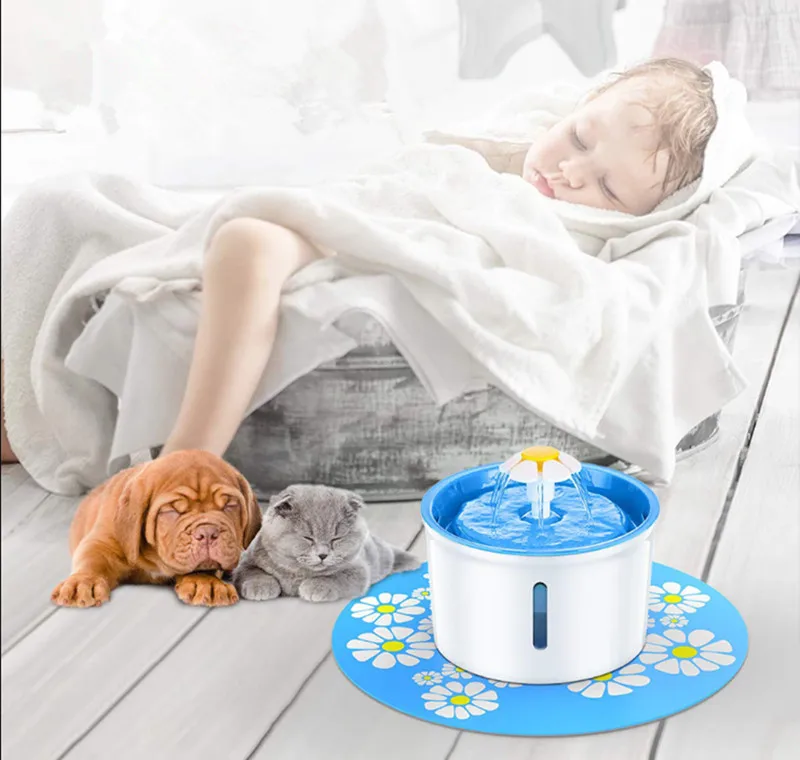 Кошка собака Автоматический водяной фонтан+ водопад умный диспенсер для воды Pet бесшумном режиме вода полезная для здоровья воды