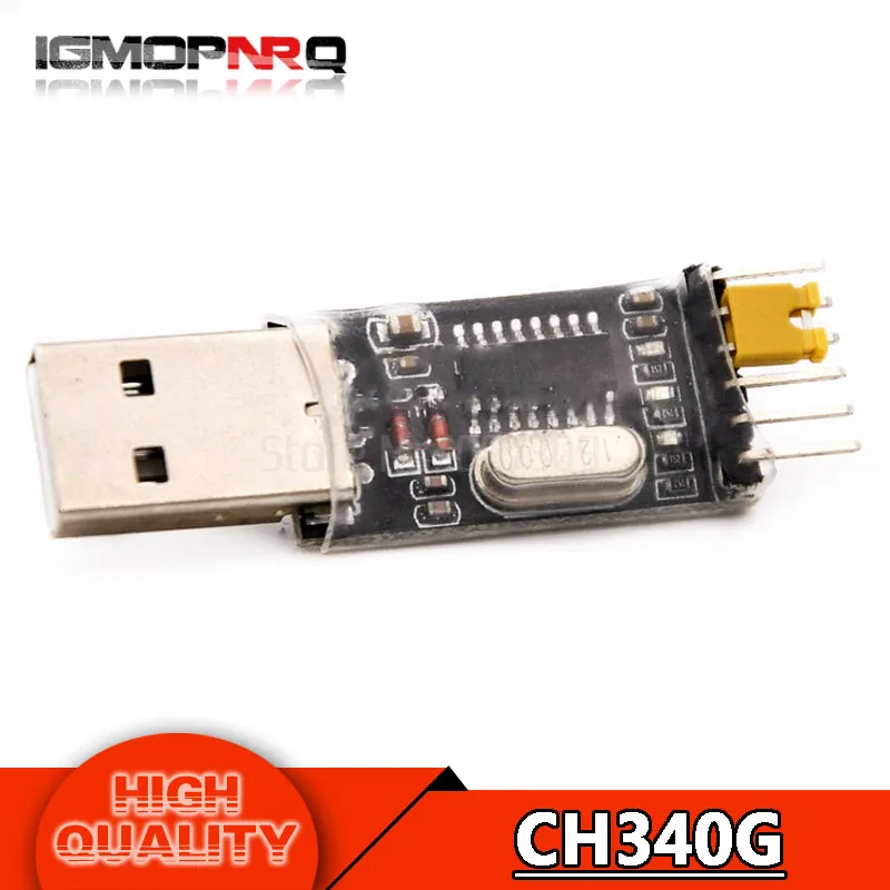 

1PCS CH340 module USB to TTL CH340G upgrade download a small wire brush plate STC microcontroller board USB to serial