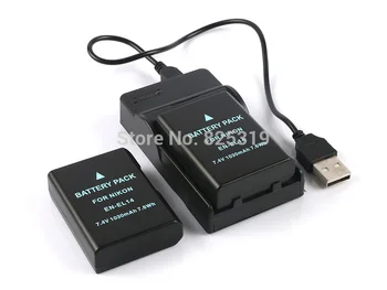 

2PC Battery+Charger for nikon D5600 EN-EL14a