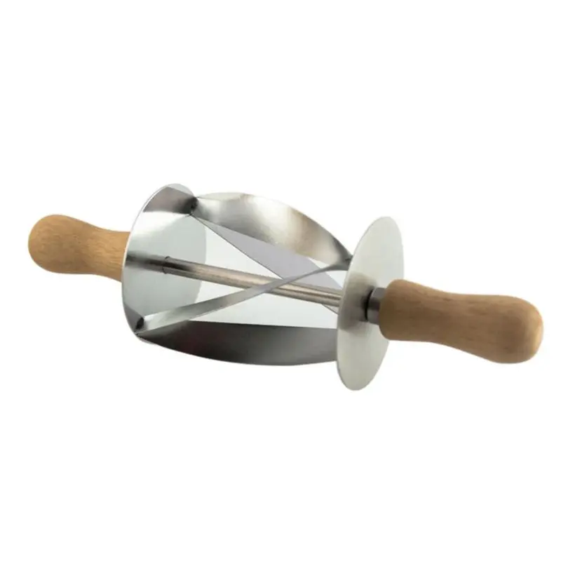 Роликовый нож для Круассанов из нержавеющей стали Режущий ролик для изготовления круассантов кухонные принадлежности для выпечки