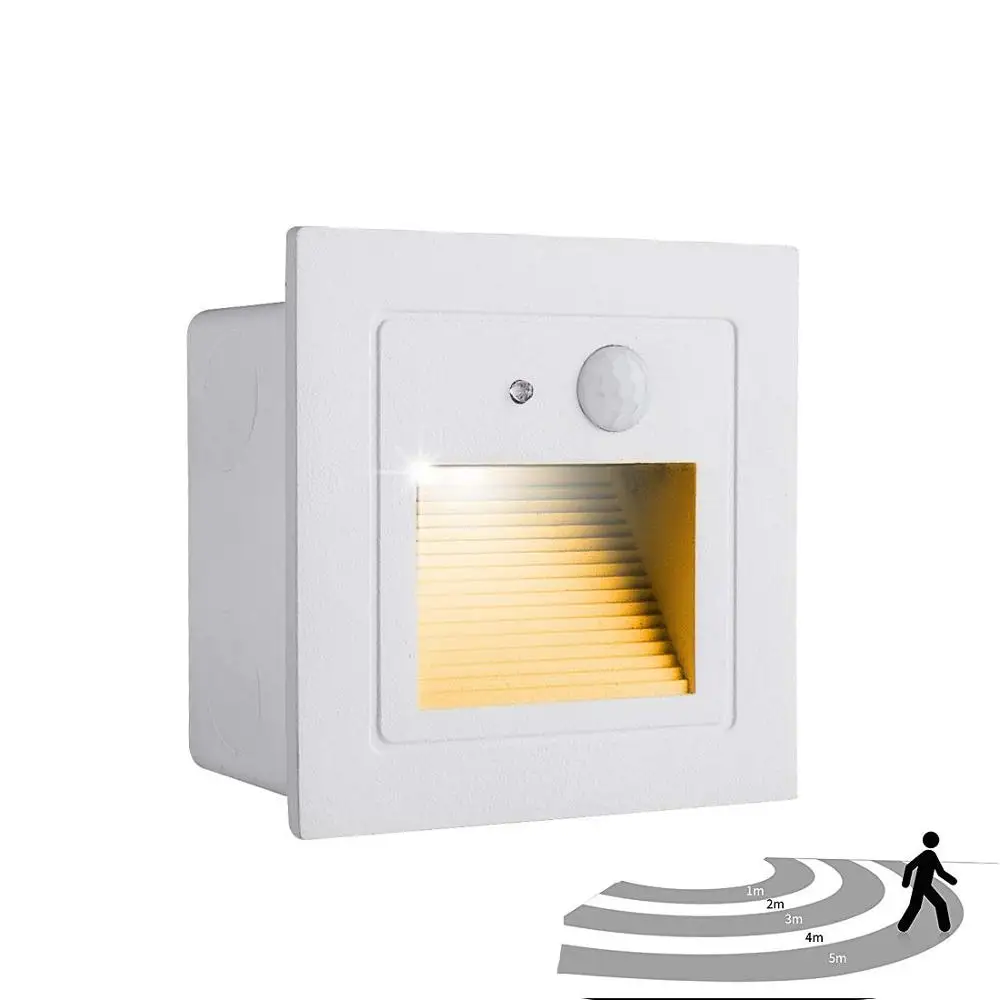 

PIR Motion Sensor Night Light LED Lamps with Light Sensor Baby Bedroom Lighting Wall Path Laundry Stair Lamp