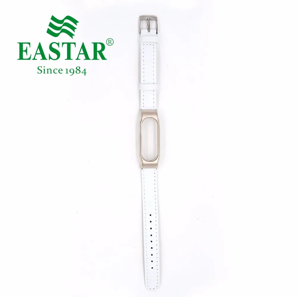 Белые Смарт часы Eastar аксессуары для XiaoMI Band браслет из нержавеющей стали сменные