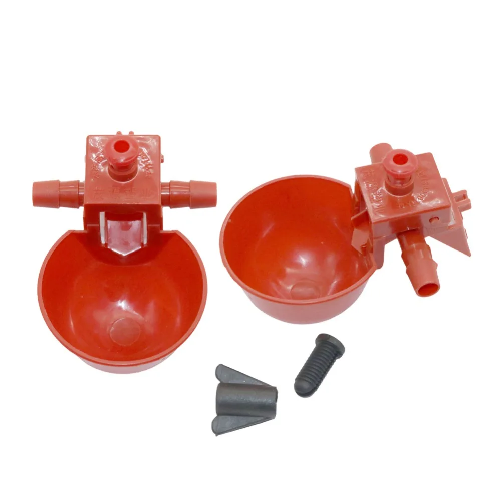 20 Pcs/Set Bird Coop Water Drinking Cups Feed Automatic Poultry Chicken Fowl Drinker Chicken equipment wholesale New