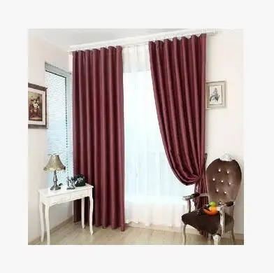 Твердые цветные от солнца шторы - Цвет: Cloth curtain  3m