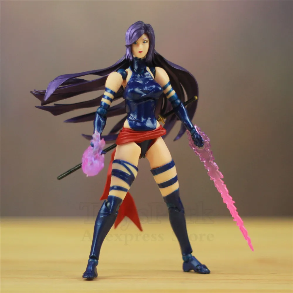 

Marvel X MEN Psylocke Elizabeth Betsy Braddock 6" Action Figure KO's Revoltech 010 Complex Amazing Yamaguchi Katsuhisa Toys Doll