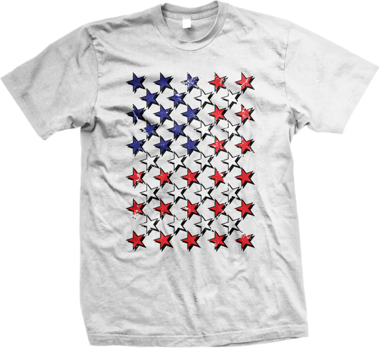 Мужская футболка звезды американского флага America Pride USA 4 июля|Футболки| |