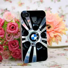HO-268509 Luxury Car Brand logo Hard Transparent Painted Cover for iphone 4 4s 5 5s 6 6s plus 7 7 Plus