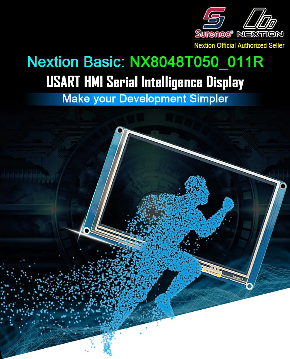 5," NX8048T050 Nextion Basic HMI Smart USART UART серийный резистивный сенсорный TFT ЖК-модуль панель дисплея для Arduino RaspBerry Pi