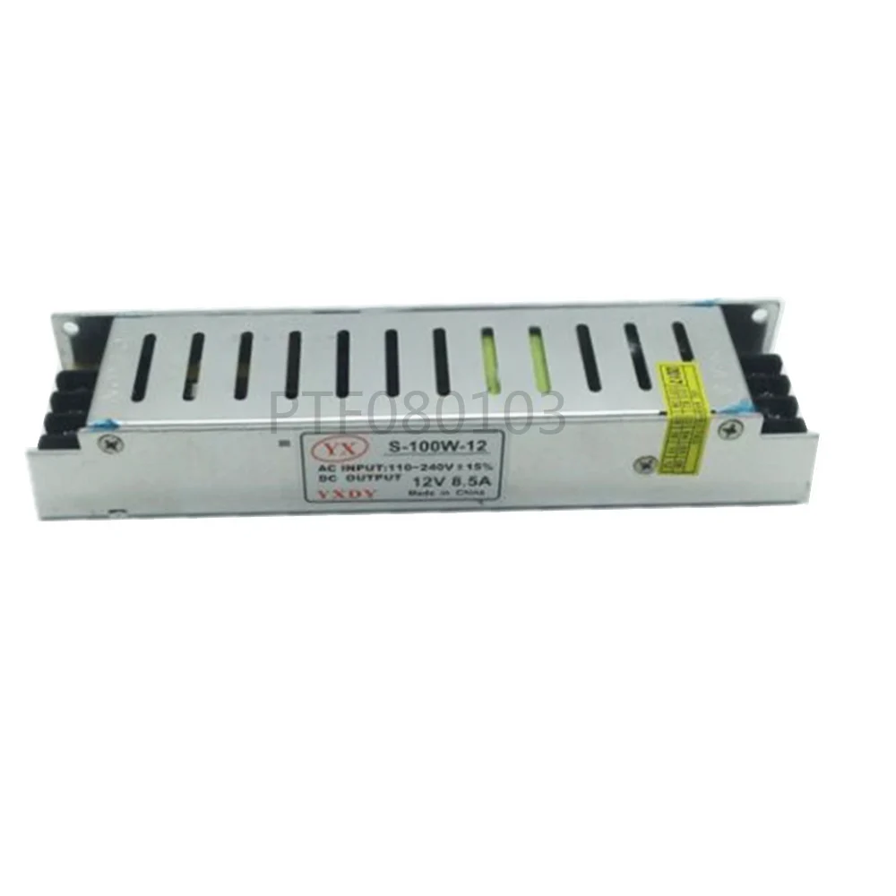 

12V AC 85-265V DC12V 8.5A 100W lighting transformer AC220V 100W is a LED lamp with an adapter for the LED drive of the DC 12V