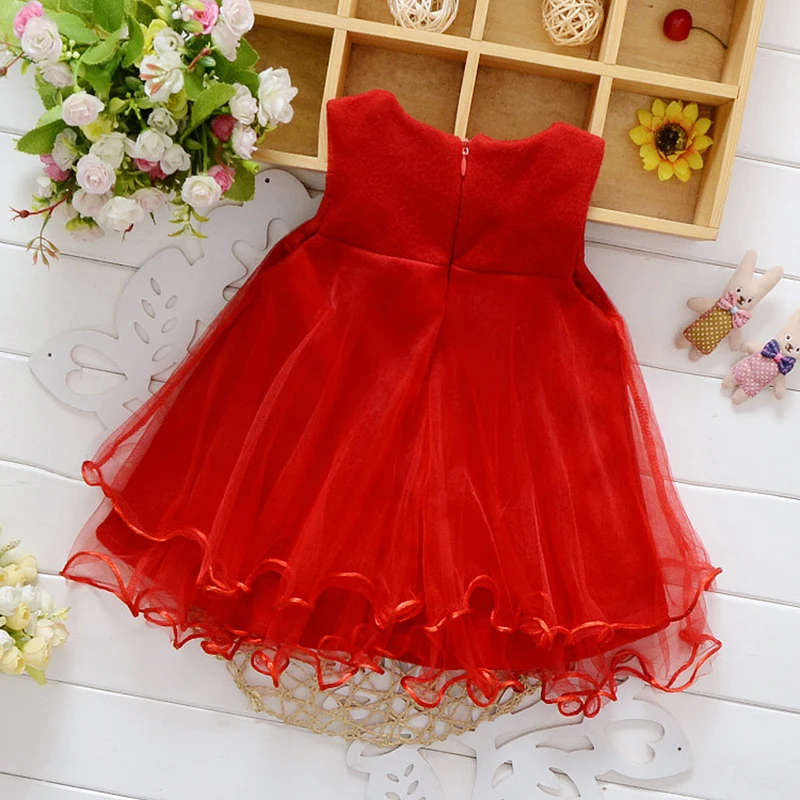 BibiCola/платье для малышей Летняя одежда для маленьких девочек; платье модное однотонное платье-пачка без рукавов вечернее платье для девочек