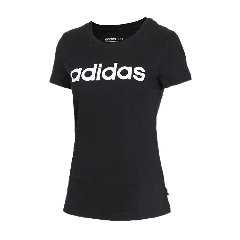 Новое поступление adidas Neo Этикетки Ce Logo Tee Для женщин Футболки с короткими рукавами Спортивная - Цвет: CV7026