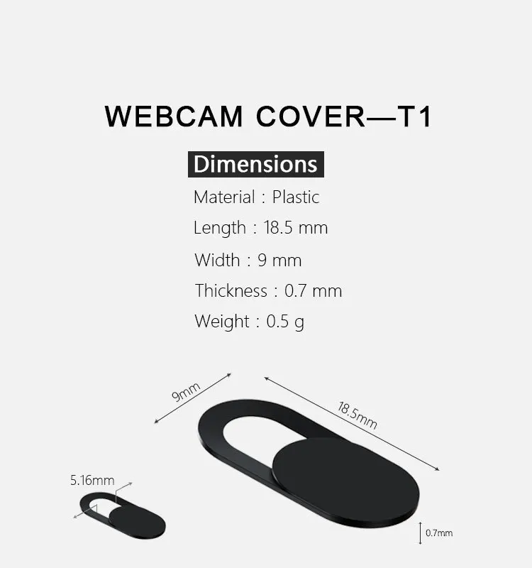 slider camera lens cover para o seu logotipo