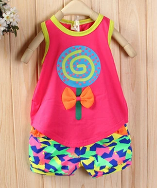 

New Sale 2016 Fashion Summer Baby clothes,Girls  Boy Clothing Sets, Cotton T-shirt +Half pants 2 pieces, Baby Casual Sport Suits