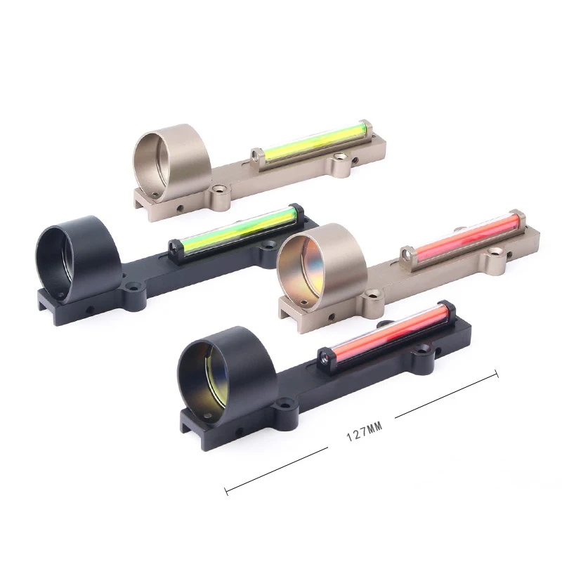 

Lightweight Shooin SFD I hunting red Fiber Optics 1x Red Dot holographic sight Scope Fit rib rail R9192