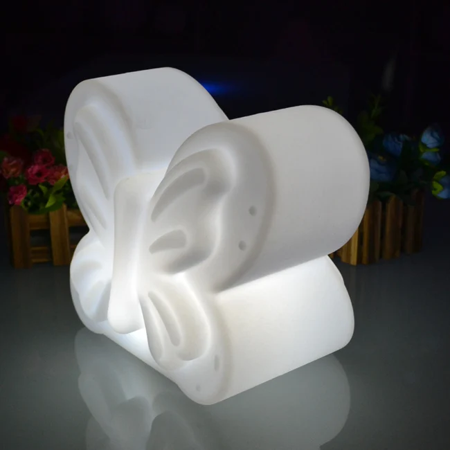 

Romantic Butterfly Shape Led RGB Battery Power Colorful Table Lamps Kids Holiday Gift for Christmas Decoration free shipping 1pc