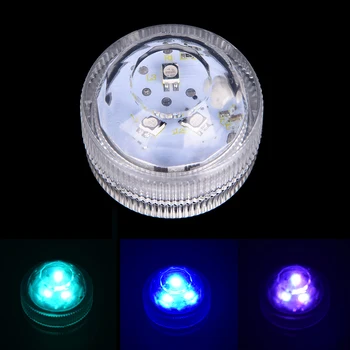 3 LED Dompelpompen Bruiloft/Xmas Bloemen Decoratie Tea Vaas Batterij licht Kaarsen