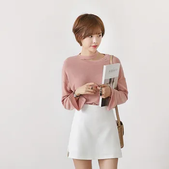 

Fashion Summer Short Skirts Women 2018 New High Waist Solid Harajuku A-line Sailor Skirt Plus Size Casual Suit Shorts Pants T7