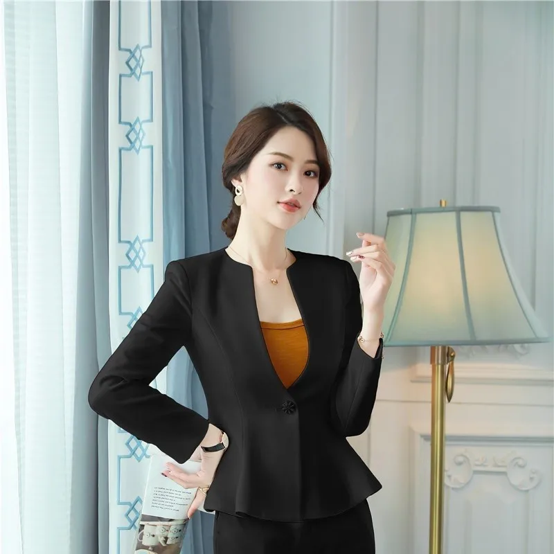 

Formal Blazers and Jackets Coat Long Sleeve Formal Business Blazer For Women Office Work Wear Ladies Outwear Tops Clothes