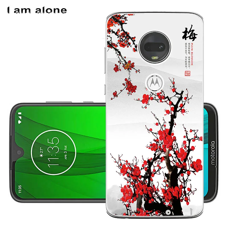 Чехлы для телефонов I am alone для Motorola Moto G7 G7 Play G7 power из мягкого ТПУ для мобильных телефонов модные сумки для Moto G7