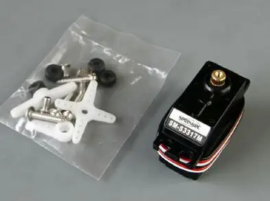 Пружинный Аналоговый сервопривод RC SM-S3317M 2 9 kg/27g 24T Hitec с металлическими шестернями