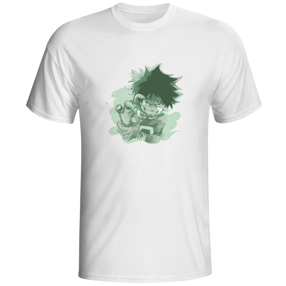 

Anime My Hero Academia Deku Sketch T-shirt Rock Cool Fashion Pop T Shirt Style Hip Hop Novelty Women Men Top