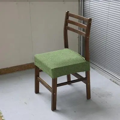 Современный минималистичный чехол для обеденного стула четыре сезона универсальный Противоскользящий нескользящий чехол для сиденья Эластичный стул набор чехол на стул для дома - Цвет: 7661 green