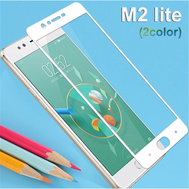 

9H For Nubia M2 lite phone Glass Tempered Full Cover Protective Film For Nubia M2lite NX573J black Screen Protector Glass film