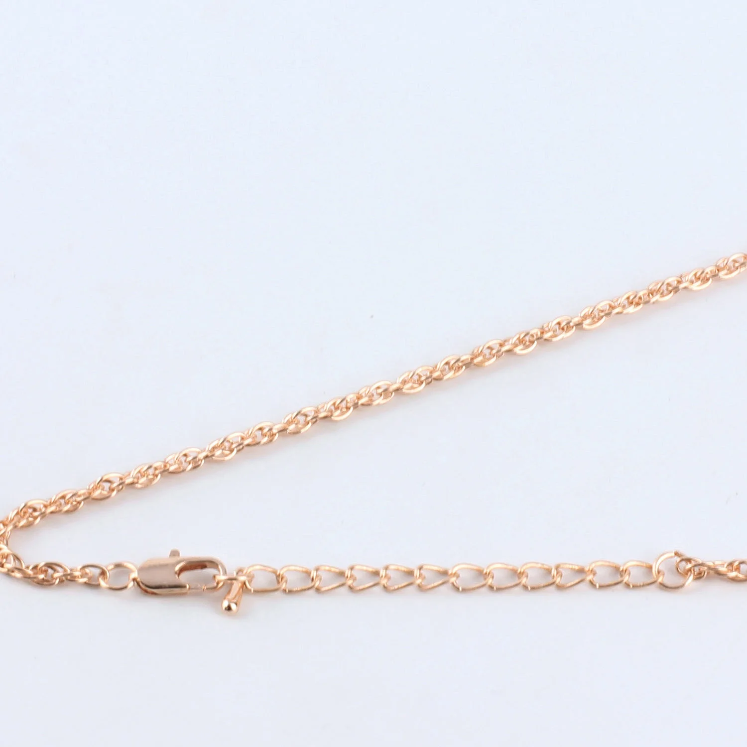 2mm/3mm Wide Twisted Cable Necklace Chains Red Copper Metal With Square