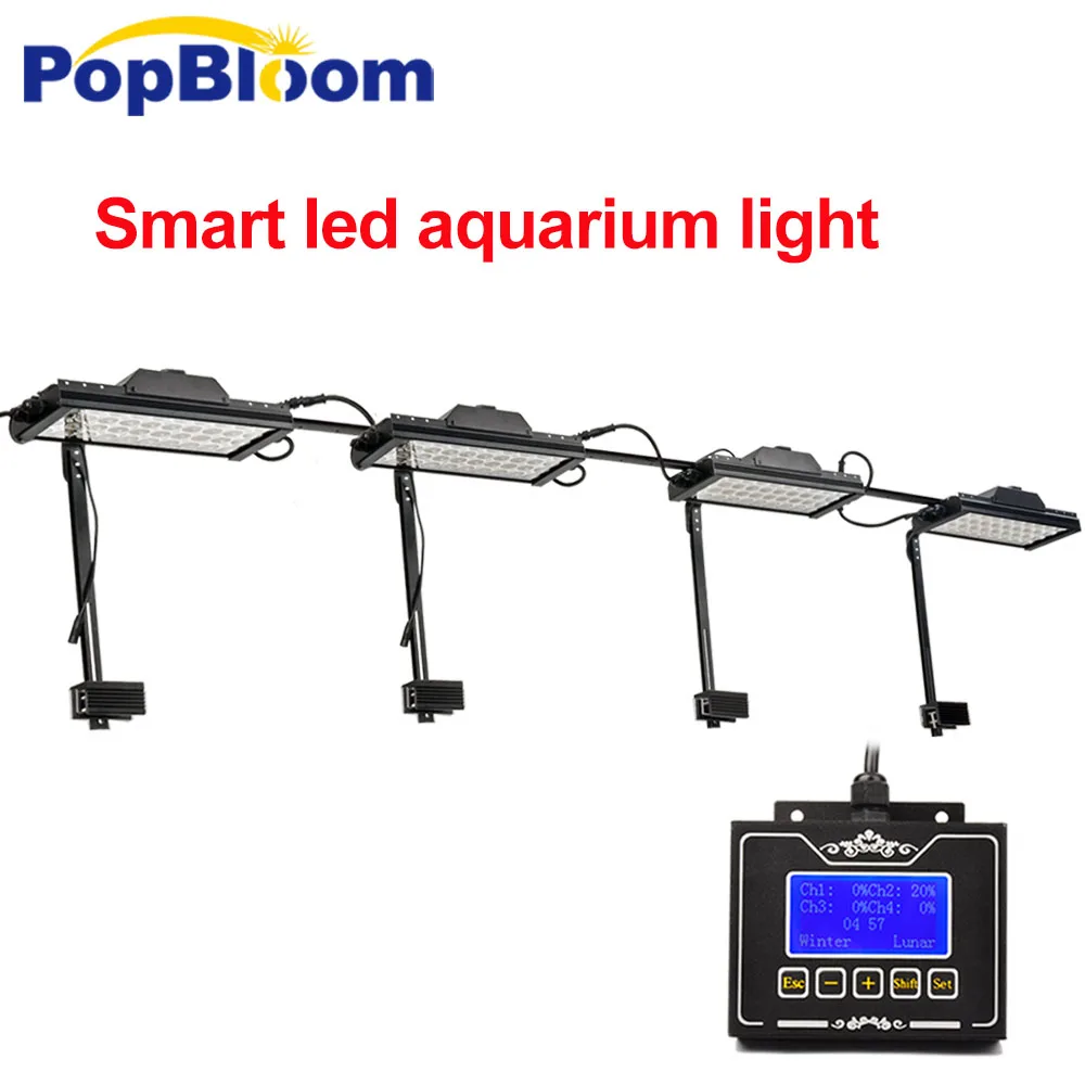 

DSunY Saltwater Reef LED Aquarium Light lamp for aquarium Coral Marine Tank with programmable controller MH3BP4
