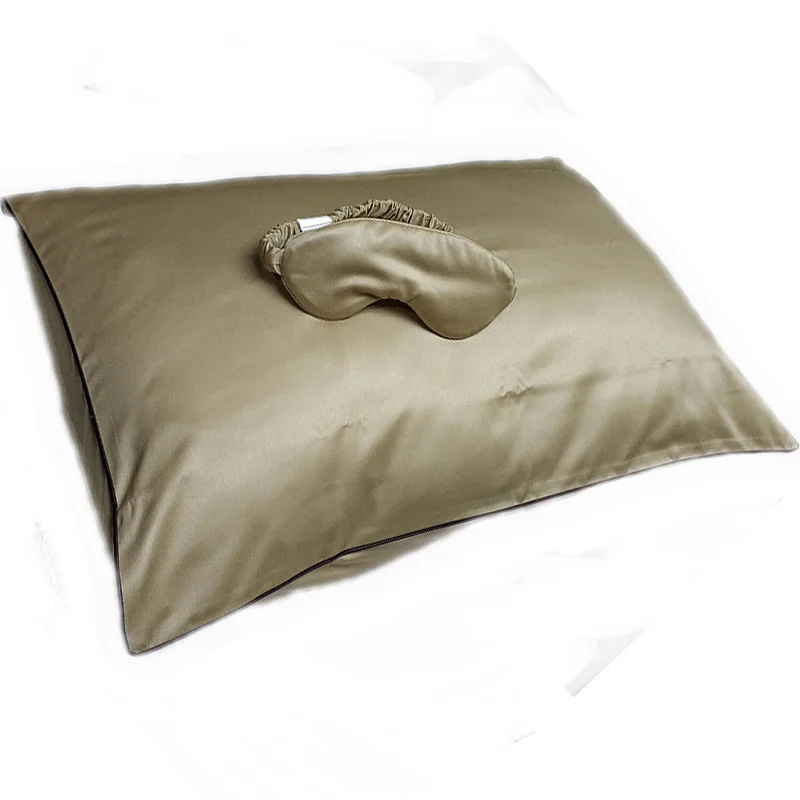 Copper anti aging pillow case cosmetic pillowcasse set