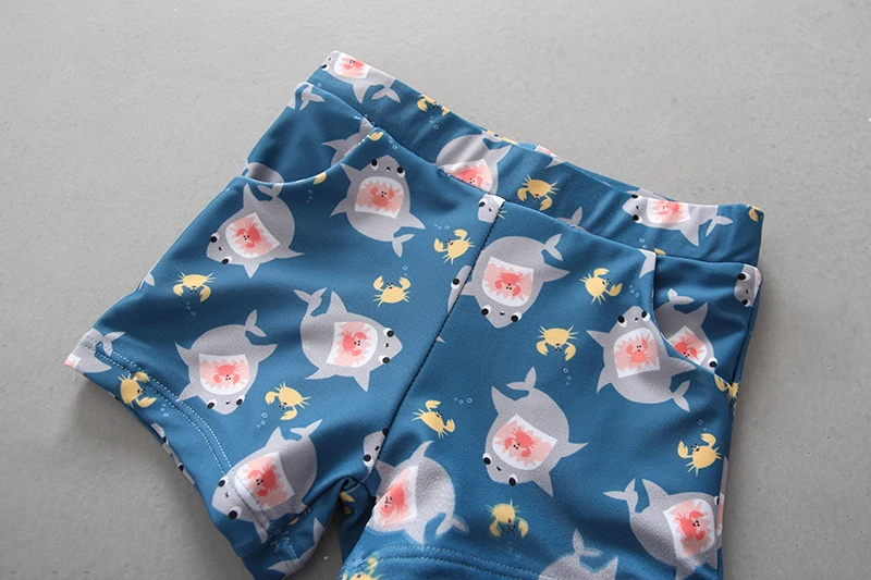 Menino de Duas Fatos de Banho Maiô para Crianças Fatos de Banho para Uma Upf50 + Roupa de Banho Crianças Peças Separados Tubarão Azul Rash Guards para Uma Criança 11 Mamãe e Bebê