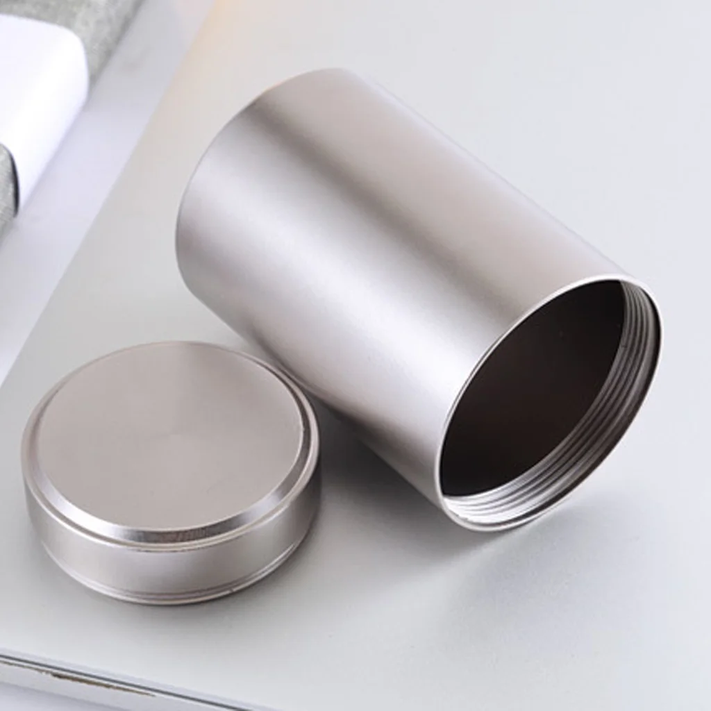 Airtight Loose Tea Tin Canister Candy Sugar Storage Container Box Case