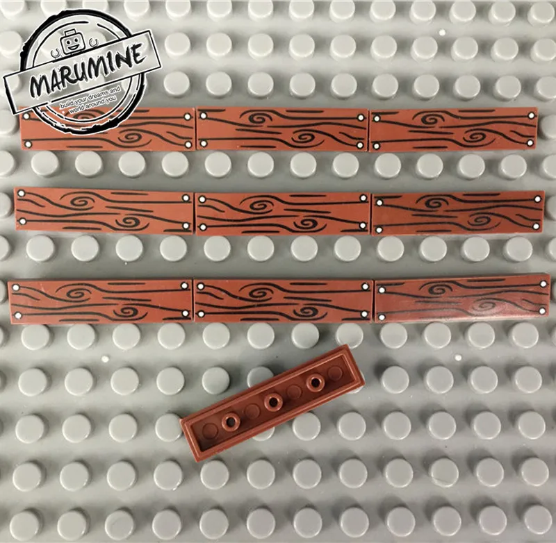 MARUMINE 1x4 плитки блоки пластин 100 шт доска пол MOC классические Строительные кирпичи игрушки город части 10638 совместимы с основными брендами